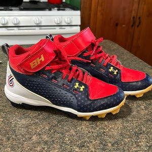 UA Bryce Harper baseball cleats 6Y